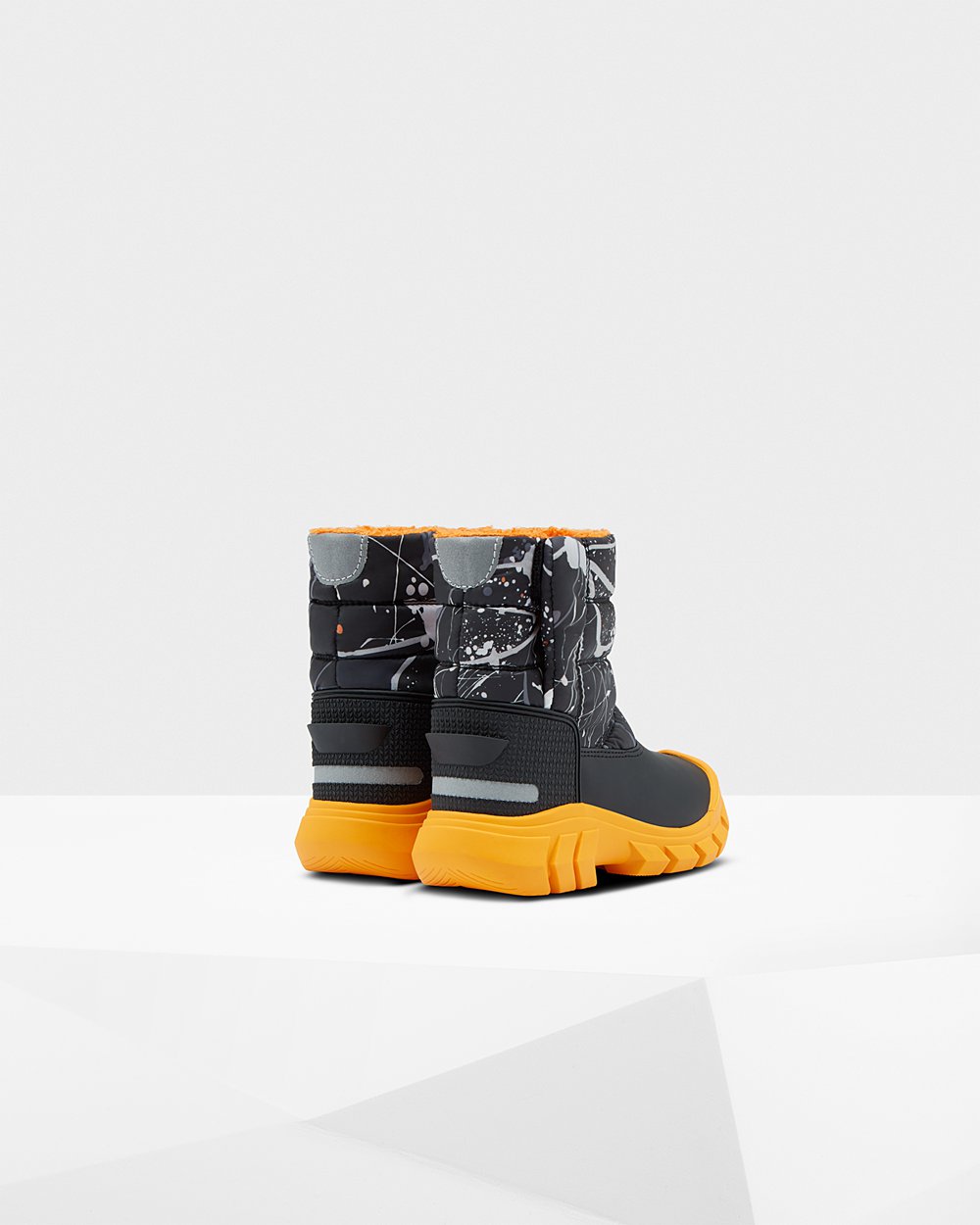 Botas De Neve Hunter Criança Cinzentas Pretas - Original Little Insulated - 75KZULPDO